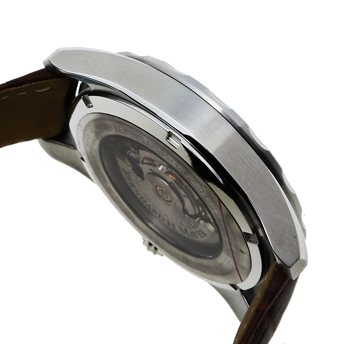 Bernhard H. Mayer Blue Limited Edition Ballad BH05/CWR Men's Wristwatch 44 mm In New Condition In Dubai, Al Qouz 2