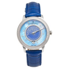 Bernhard H Mayer Blue Mother of Pearl Estelle B2500/CW Women's Wristwatch 37 mm