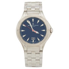 Bernhard H. Mayer Blue Stainless Steel Le Classique BH40P/CW Men's Wristwatch 42
