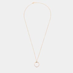 Bernhard H. Mayer Glimmer Diamond 18K Yellow Gold Pendant Necklace