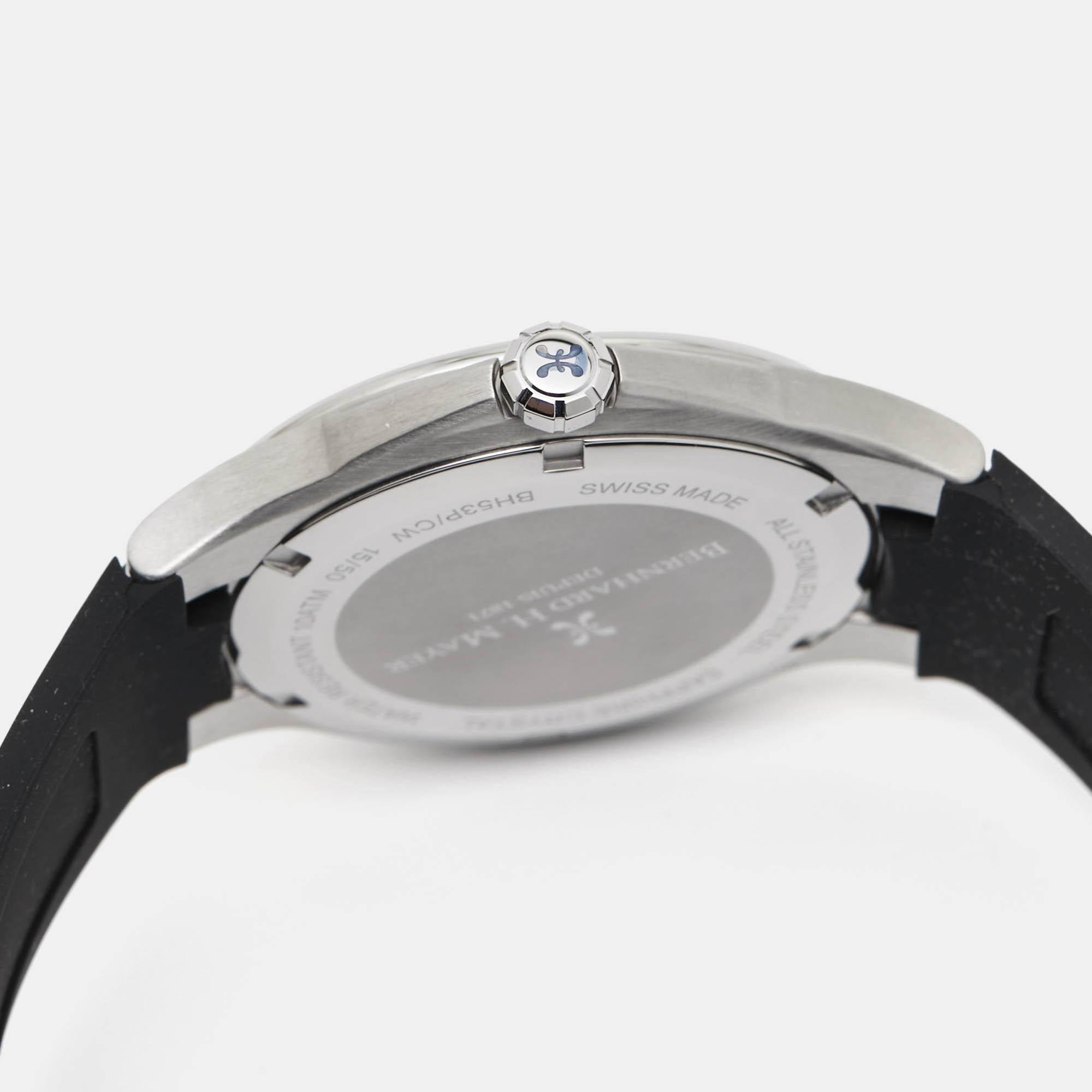 Bernhard H. Mayer Le Classique UAE 50th Anniversary BH53P/CW Wristwatch 42 mm In Good Condition In Dubai, Al Qouz 2