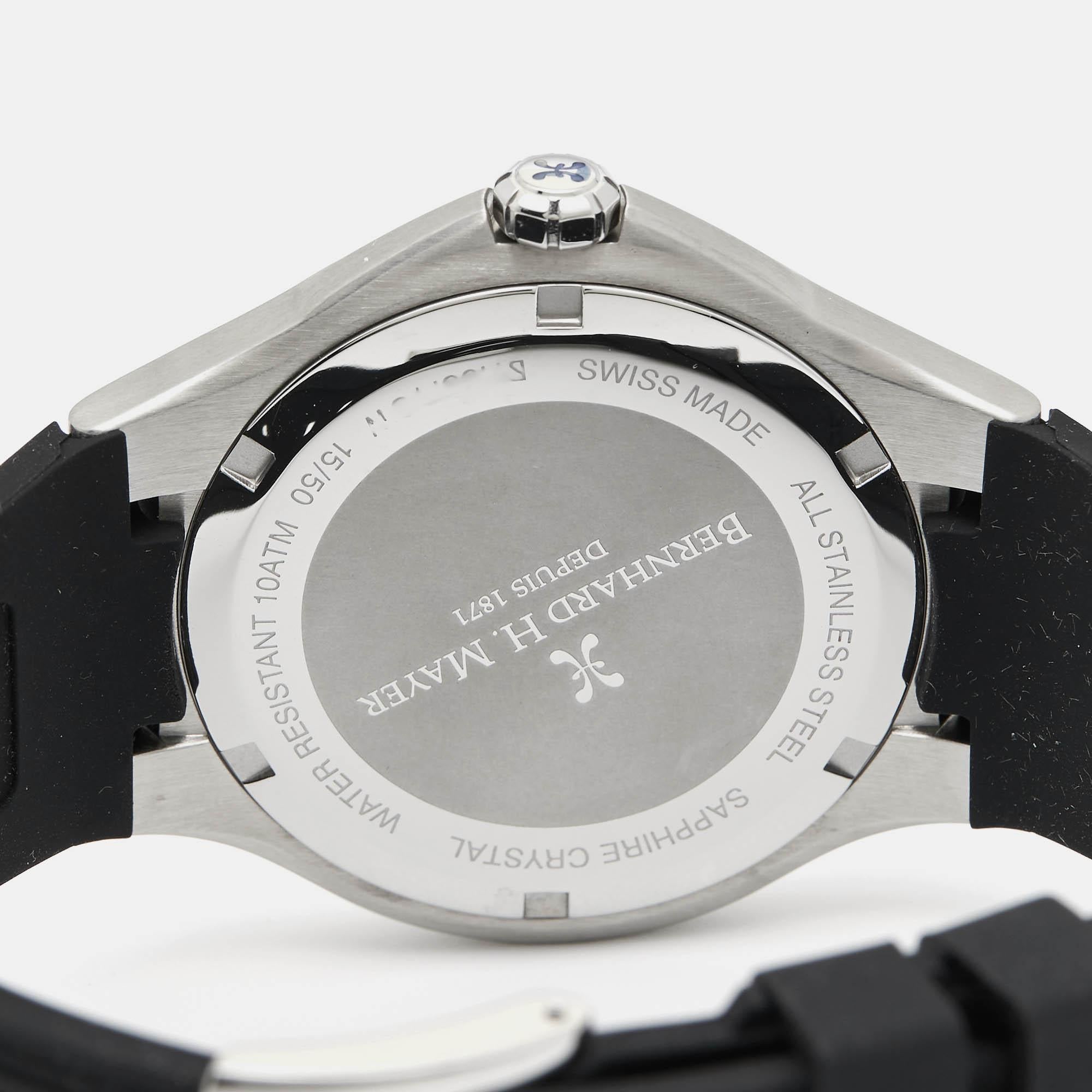 Men's Bernhard H. Mayer Le Classique UAE 50th Anniversary BH53P/CW Wristwatch 42 mm