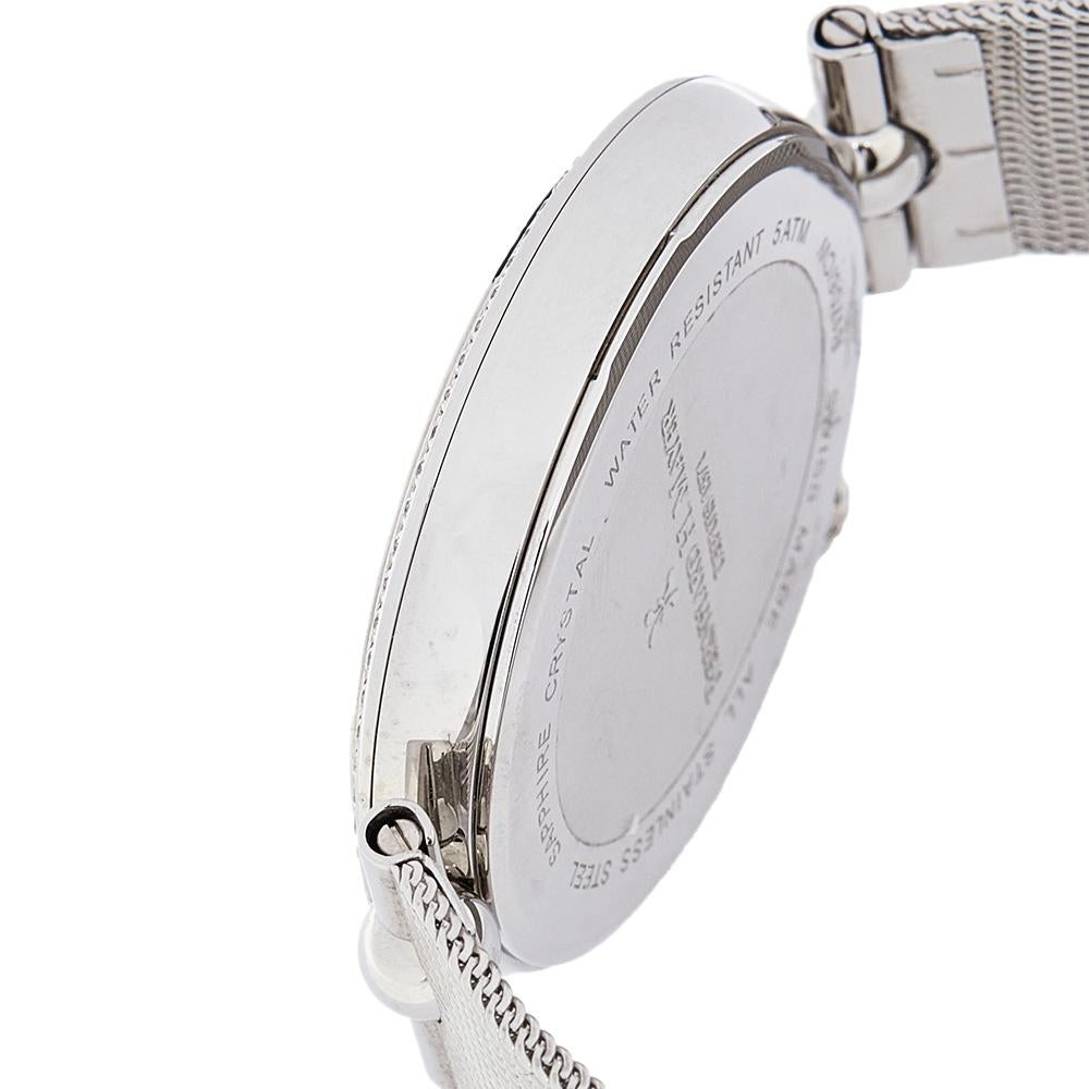 Contemporary Bernhard H. Mayer Mother of Pearl Allure B1706/CW Women's Wristwatch 34 mm