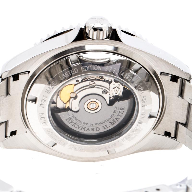 Bernhard H. Mayer Nauticus Austro Limited Edition Men's Wristwatch 45 MM In Good Condition In Dubai, Al Qouz 2