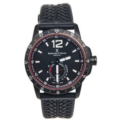 Bernhard H. Mayer Plated Stainless Steel Rubber Drift Glider Men's Wristwatch 44