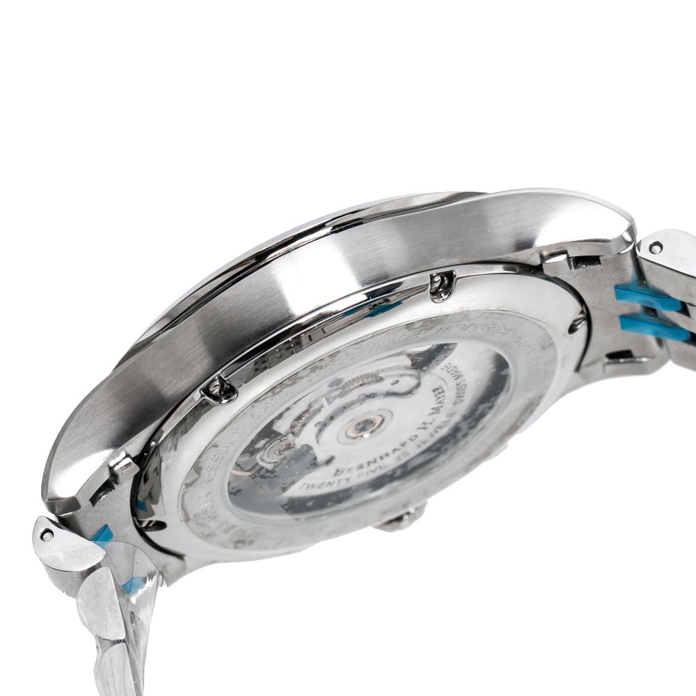 Bernhard H Mayer Silver Chronos Limited Edition Men's Wristwatch 42MM 1
