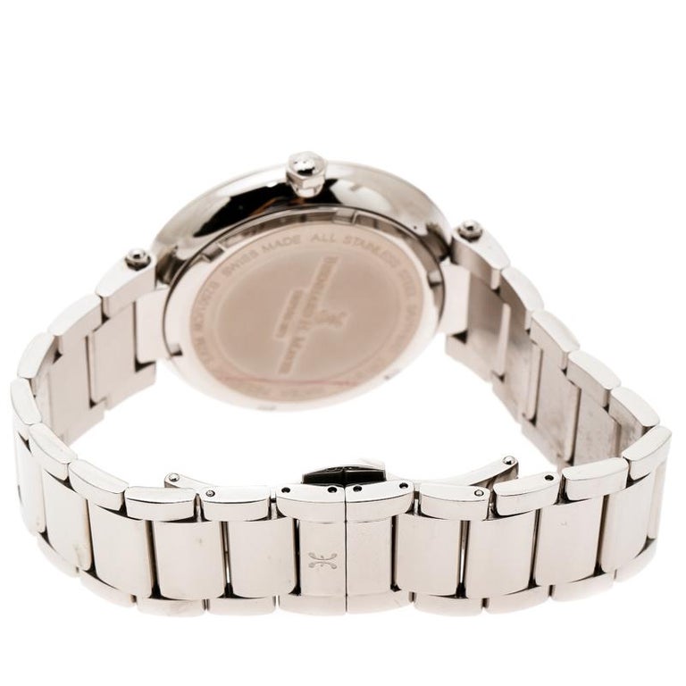 Bernhard H. Mayer Silver Stainless Steel Aurora Women's Wristwatch 40 ...