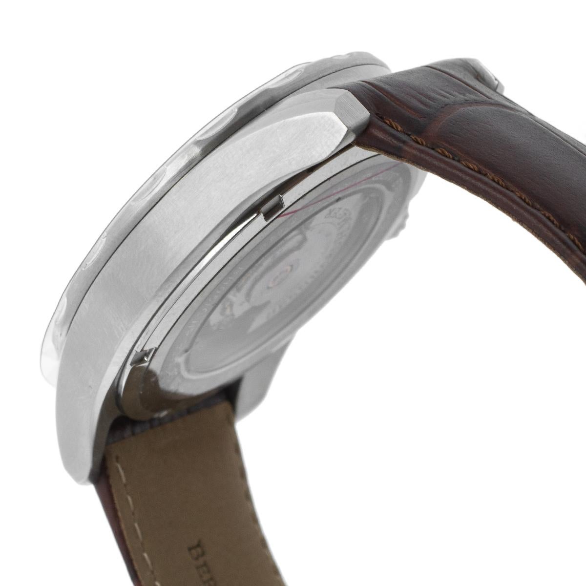 Bernhard H. Mayer Stainless Steel Ballad BH05/CWR Men's Wristwatch 44 mm In Excellent Condition In Dubai, Al Qouz 2