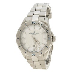 bernhard h mayer ballad Bernhard H Mayer White Mother of Pearl Steel Ballad Women
s Wristwatch 34 mm