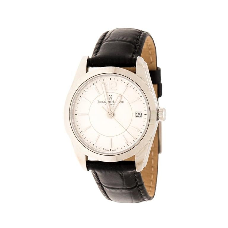 Bernhard H. Mayer White Stainless Steel Stella Women's Wristwatch 34 mm