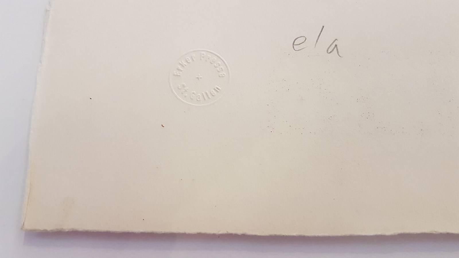 Bernhard Heiliger
Astrazione gestuale senza titolo
Litografia su BK Rives
1964
Firmato, datato e numerato 