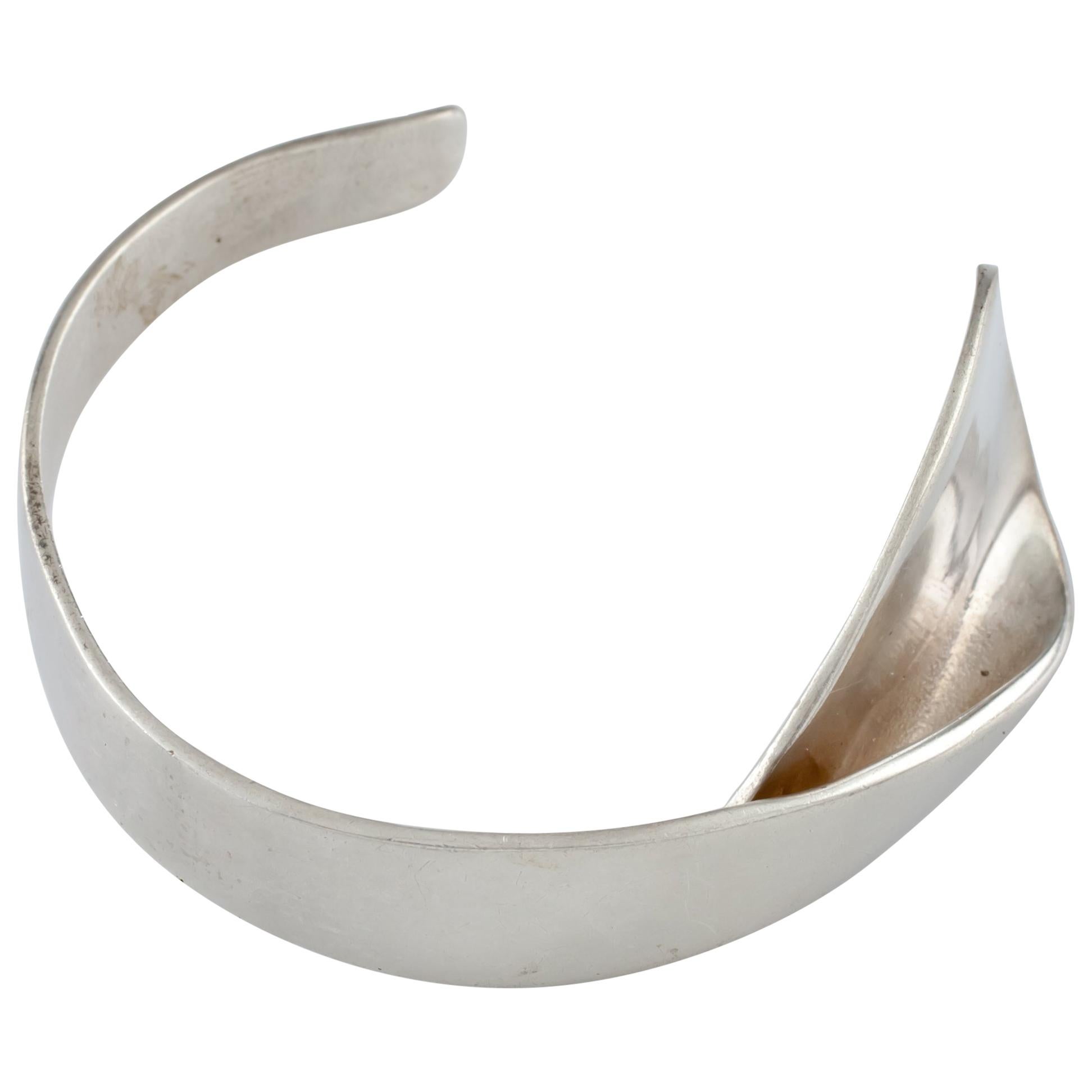 Bernhard Hertz Sterling Silver Cuff Bracelet Gorgeous Piece!