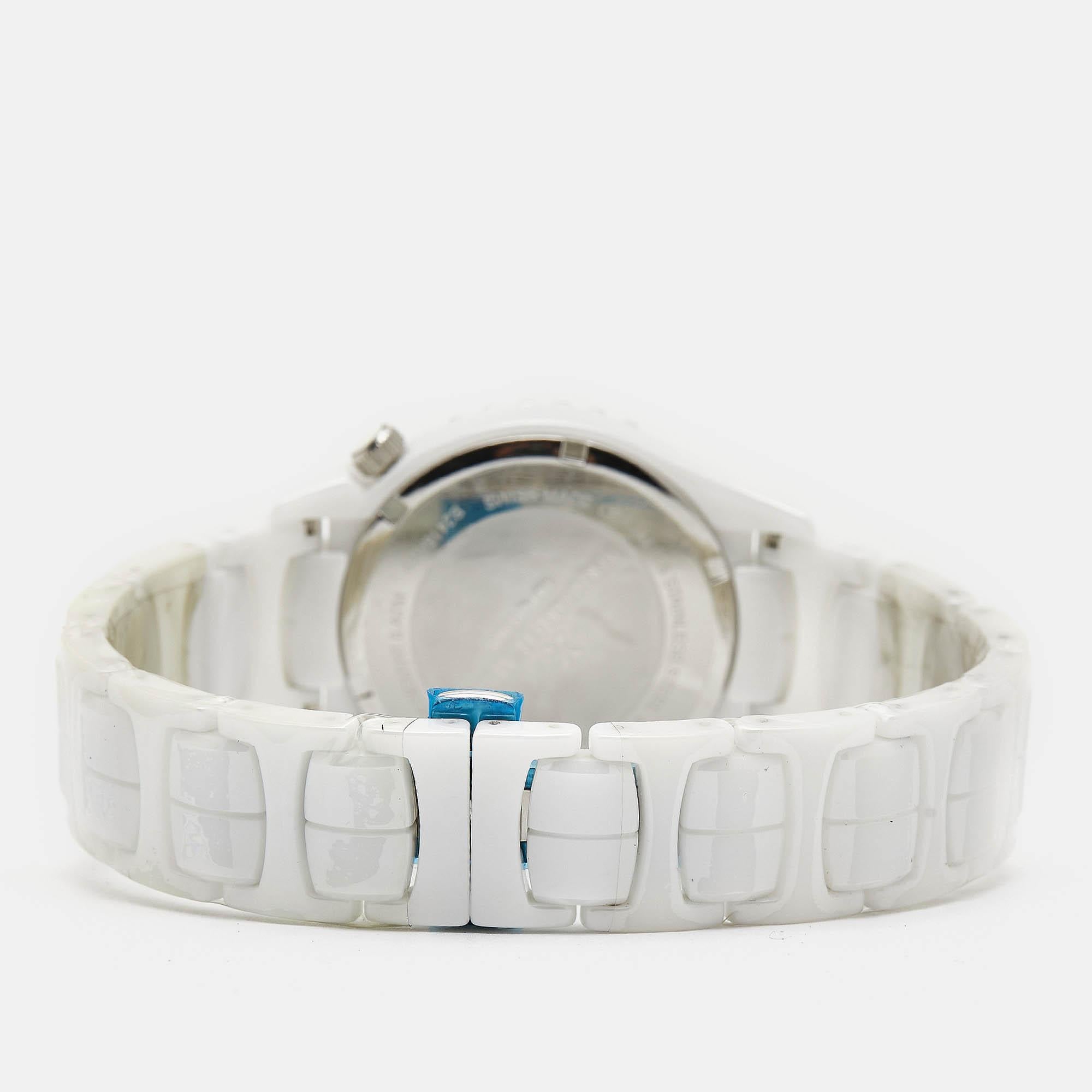 Bernhard H.Mayer White Ceramic La Vida B2416/CW Women's Wristwatch 38 mm 2
