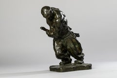Bernhard Hoetger, "Le Haleur" The Puller, Bronze Sculpture, 19th Century