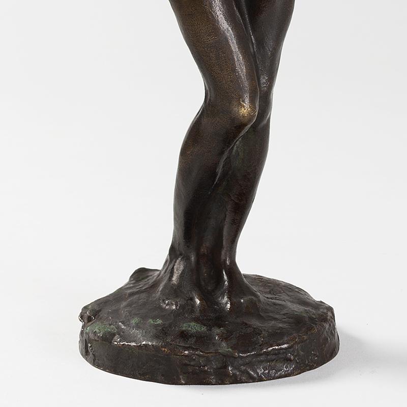 Bernhard Hoetger „La Pleureuse“ Bronzeskulptur (Art nouveau)