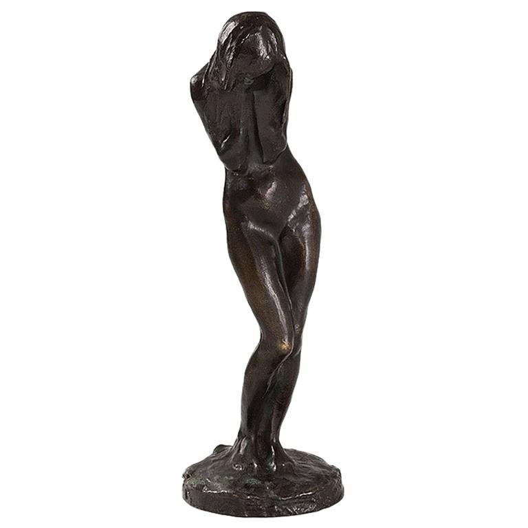 Bernhard Hoetger "La Pleureuse" Bronze Sculpture