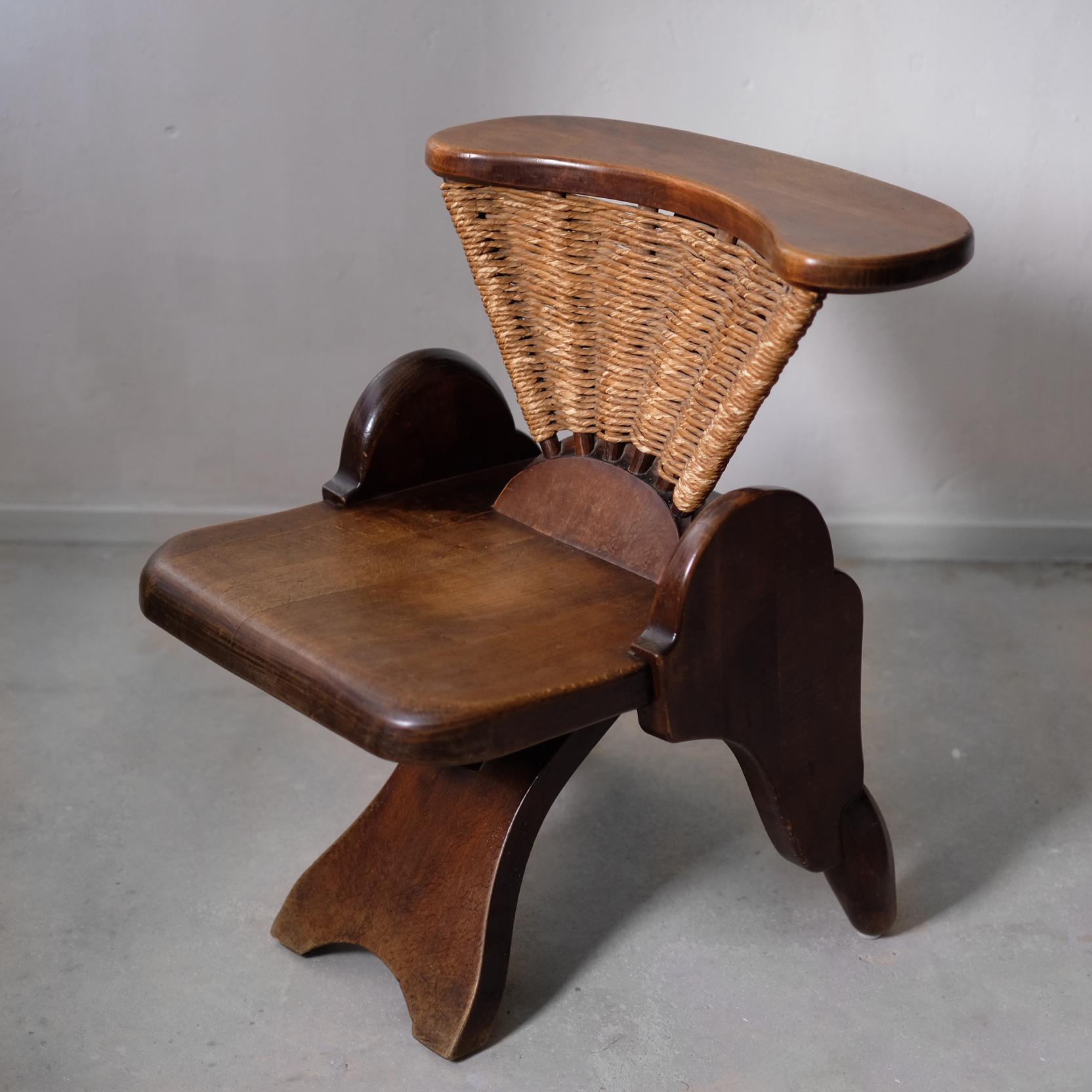 Bernhard Hoetger Side Chair In Good Condition For Sale In AMSTERDAM, NH