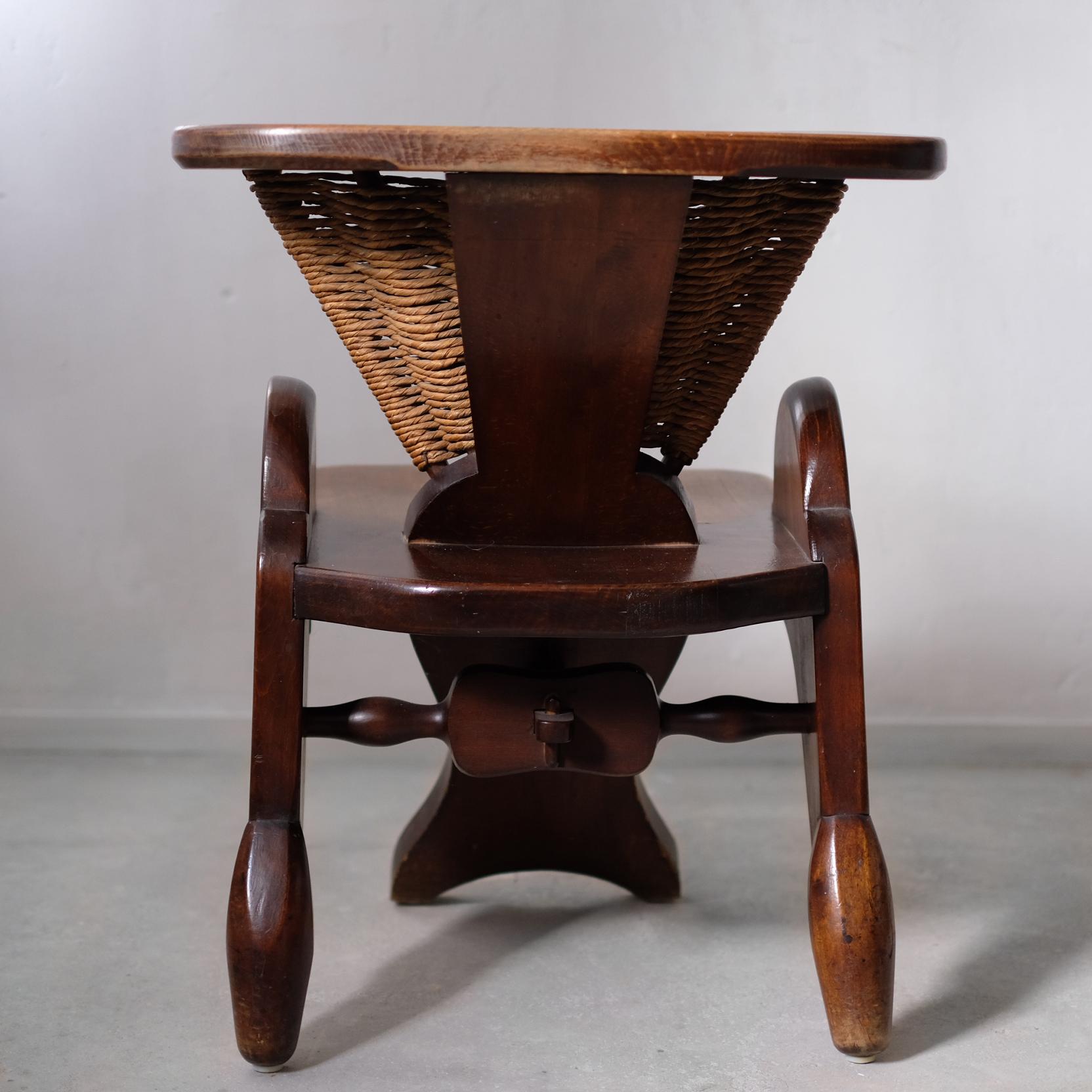 Early 20th Century Bernhard Hoetger Side Chair For Sale