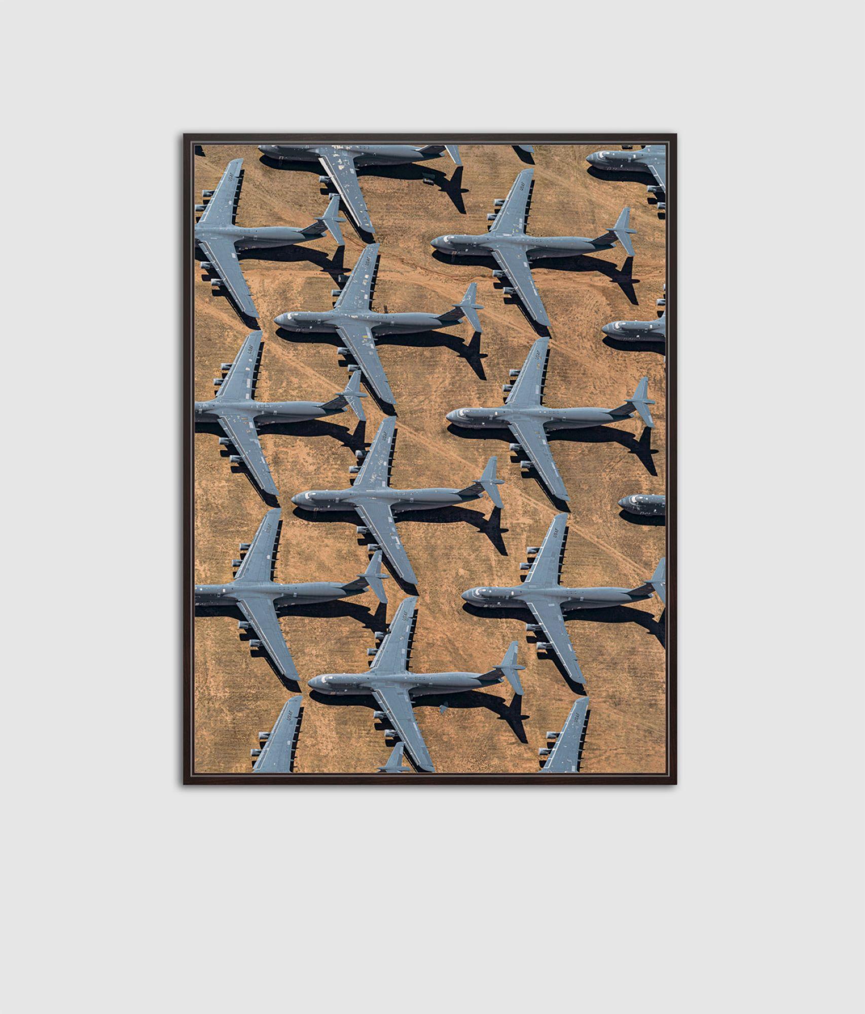 Aerial Views, Boneyard 006 by Bernhard Lang - Aerial photography, planes For Sale 3