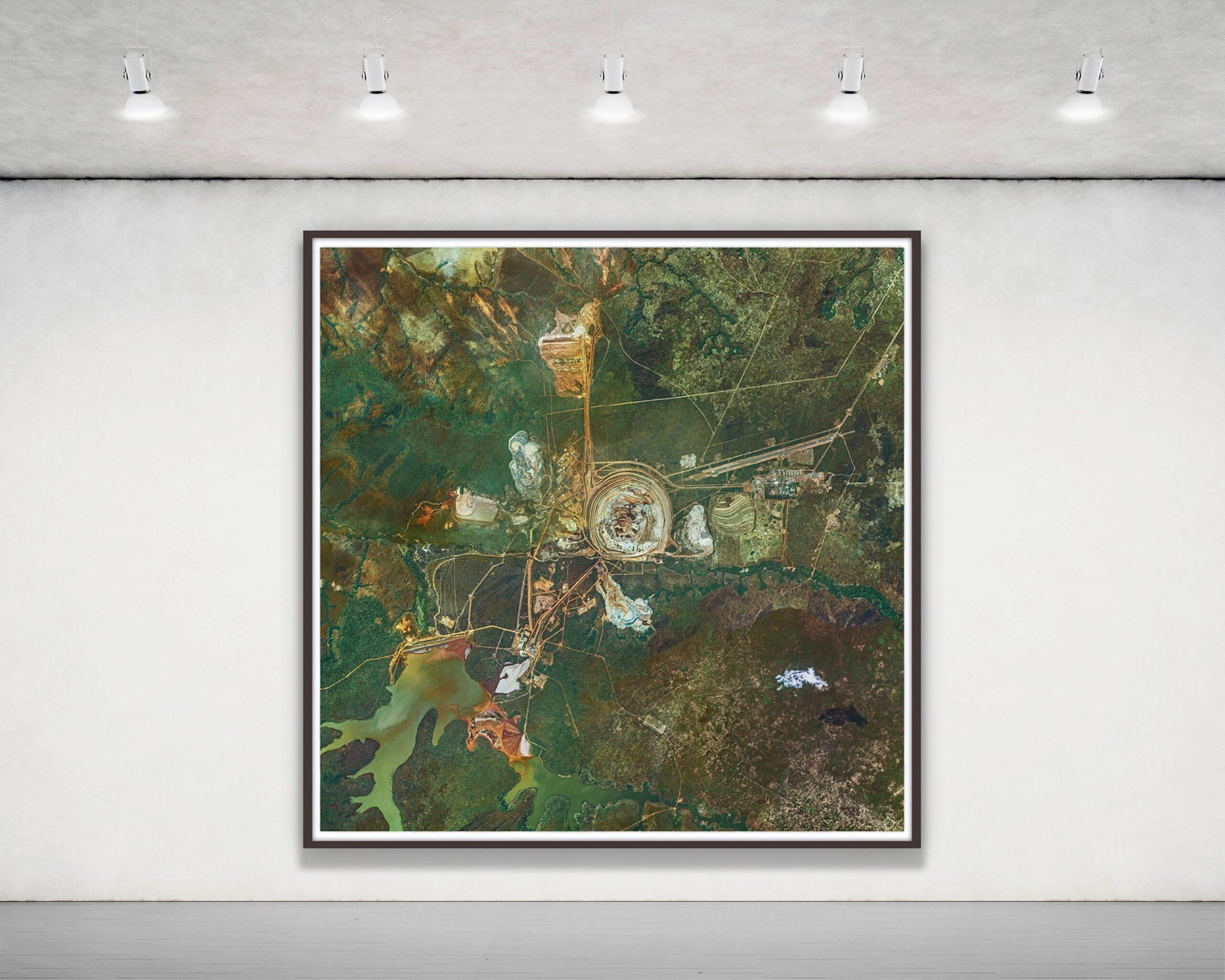 African Mines 007 by Bernhard Lang - Aerial abstract photography, environment For Sale 2