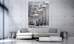 Baltic Ice II, Paernu 001 by Bernhard Lang - Aerial photography, winter, boat