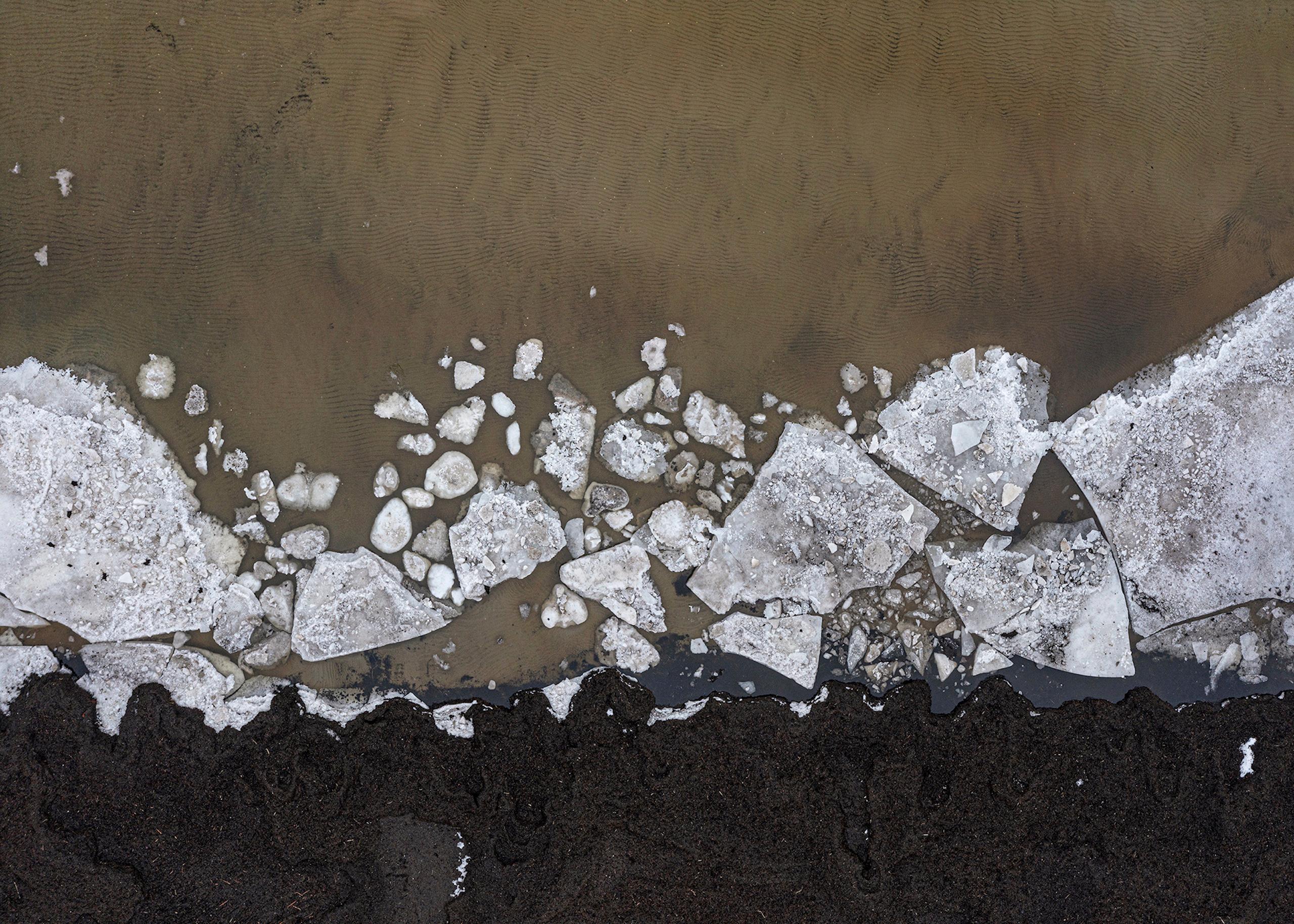 Baltic Ice, Kloogaranna 021 by Bernhard Lang - Aerial photography, winter, shore