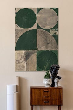 Circle Irrigation 10 by Bernhard Lang - Aerial abstract photography, Kansas