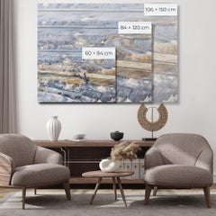 Mine de charbon 2 par Bernhard Lang - Photographie aérienne d'art, Allemagne, gris