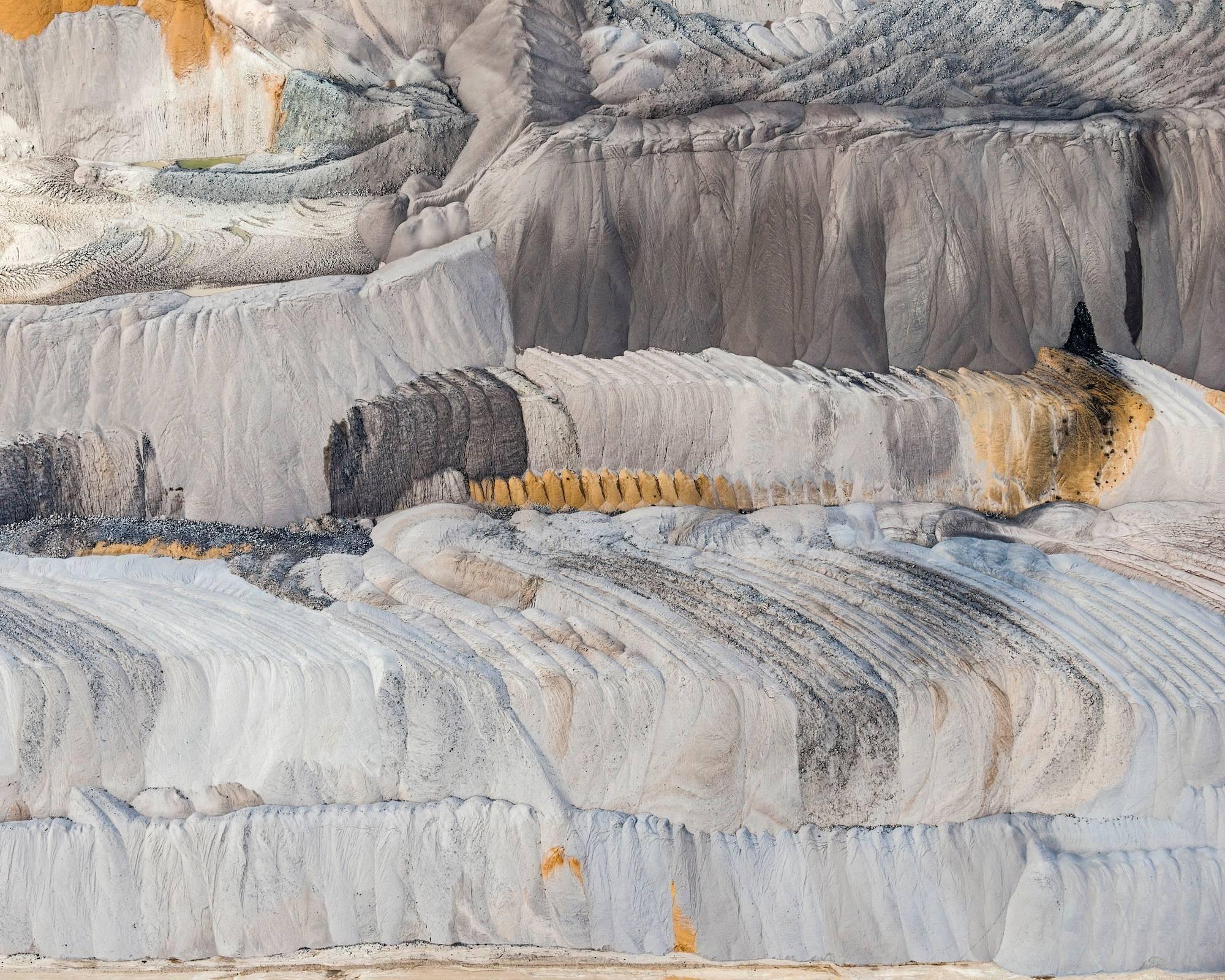 Coal Mine 7 by Bernhard Lang - Aerial fine art photography, Germany, grey