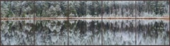 Deep Mirroring Forest 007 von Bernhard Lang – Landschaftsfotografie, Bäume, Schneewittchen