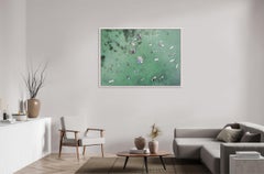 Miami II 010 by Bernhard Lang - Aerial abstract photography, sea, boats, summer