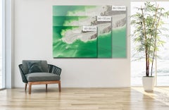 Phosphate Mining 01 by Bernhard Lang - Aerial abstract photography, Florida, USA