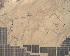 Solar Plants 004 by Bernhard Lang - Aerial abstract photography, USA, view