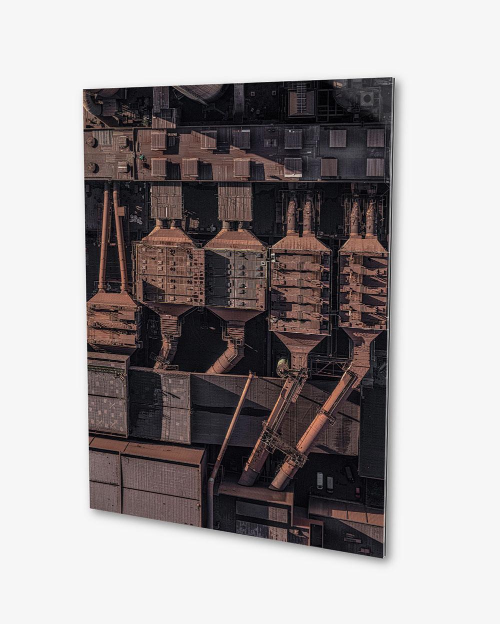 Stahlwerk 014 by Bernhard Lang - Aerial photography, Germany, industrial area For Sale 3