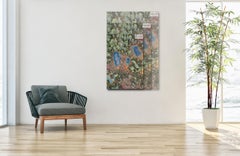 The Bog 001 di Bernhard Lang - Fotografia ravvicinata, flora, tonalità di verde, paludi