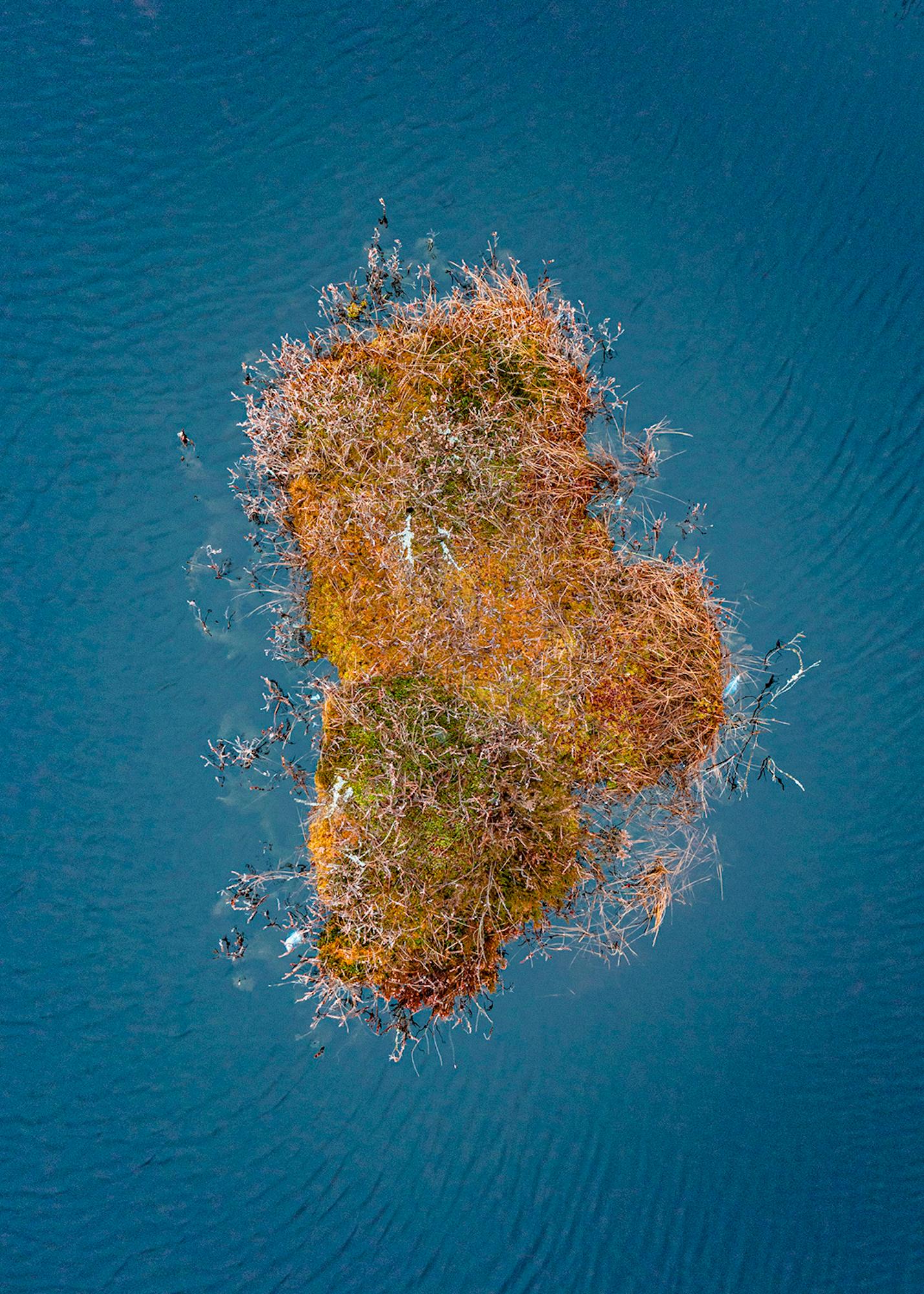 The Bog Islands 001 is a limited-edition photograph by German contemporary artist Bernhard Lang. 
Available print sizes:
- 19.7 x 14.7 inches (50 × 37.5 cm): edition of 8
- 27.5 x 19.7 inches (70 × 50 cm): edition of 8
- 35.4 x 25.2 inches (90 ×