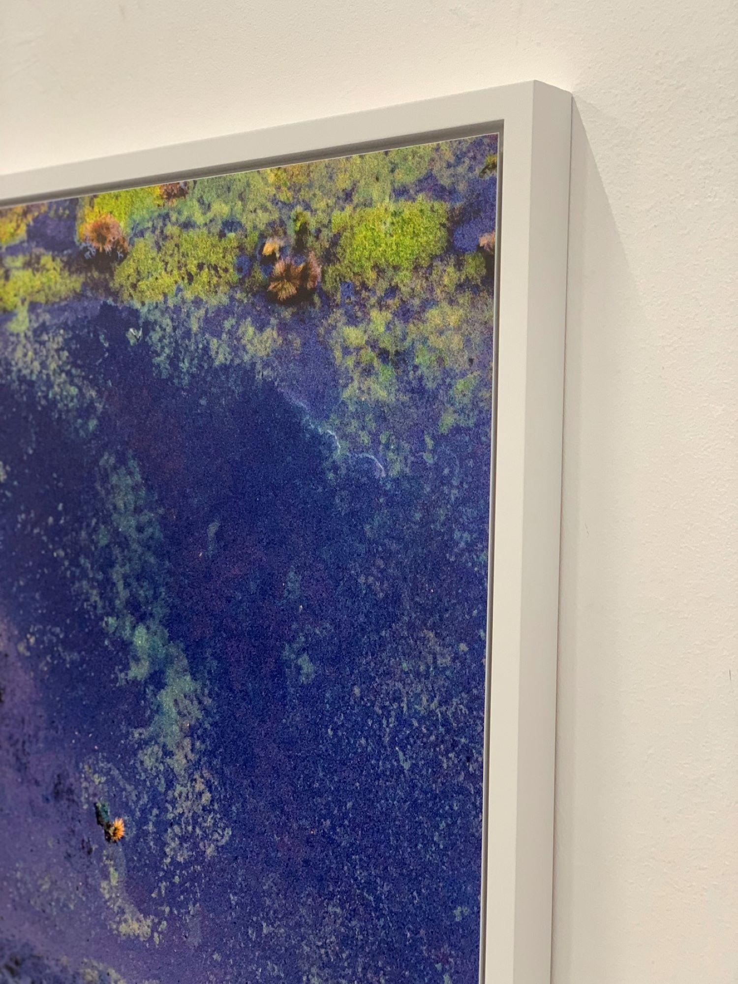 The Bog Renaturated 011 von Bernhard Lang – Luftaufnahmefotografie, blaue Farbe im Angebot 4