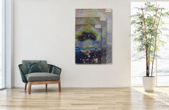 The Bog Renaturated 013 by Bernhard Lang - Aerial view photography, blue colour