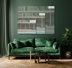 Tulip Fields 08 by Bernhard Lang - Aerial abstract photography, flowers