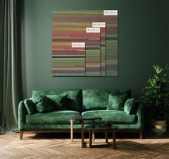 Tulip Fields 37 by Bernhard Lang - Aerial abstract photography, flowers, vivid