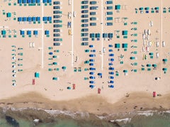 Versilia 06 (Toscana, Italia) por Bernhard Lang - Fotografía aérea de playa, mar