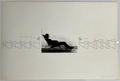 Architetto austriaco dell'A Space Bernhard Leitner Foto litografia firmata a mano Arte