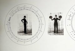 Architetto austriaco dell'A Space Bernhard Leitner Foto litografia firmata a mano Arte