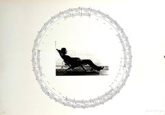 Austrian Sound Space Architect Bernhard Leitner Photo Mechanical Print Signed