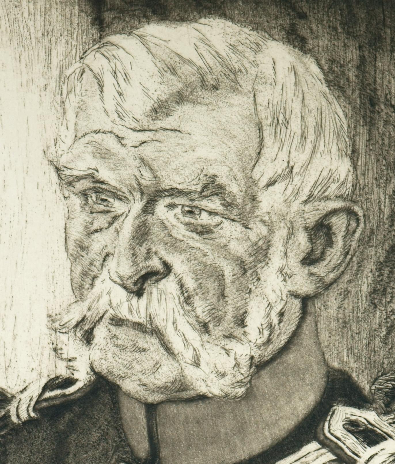 General Wilhelm von Blume - Visionary retrospective - - Print by Bernhard Pankok