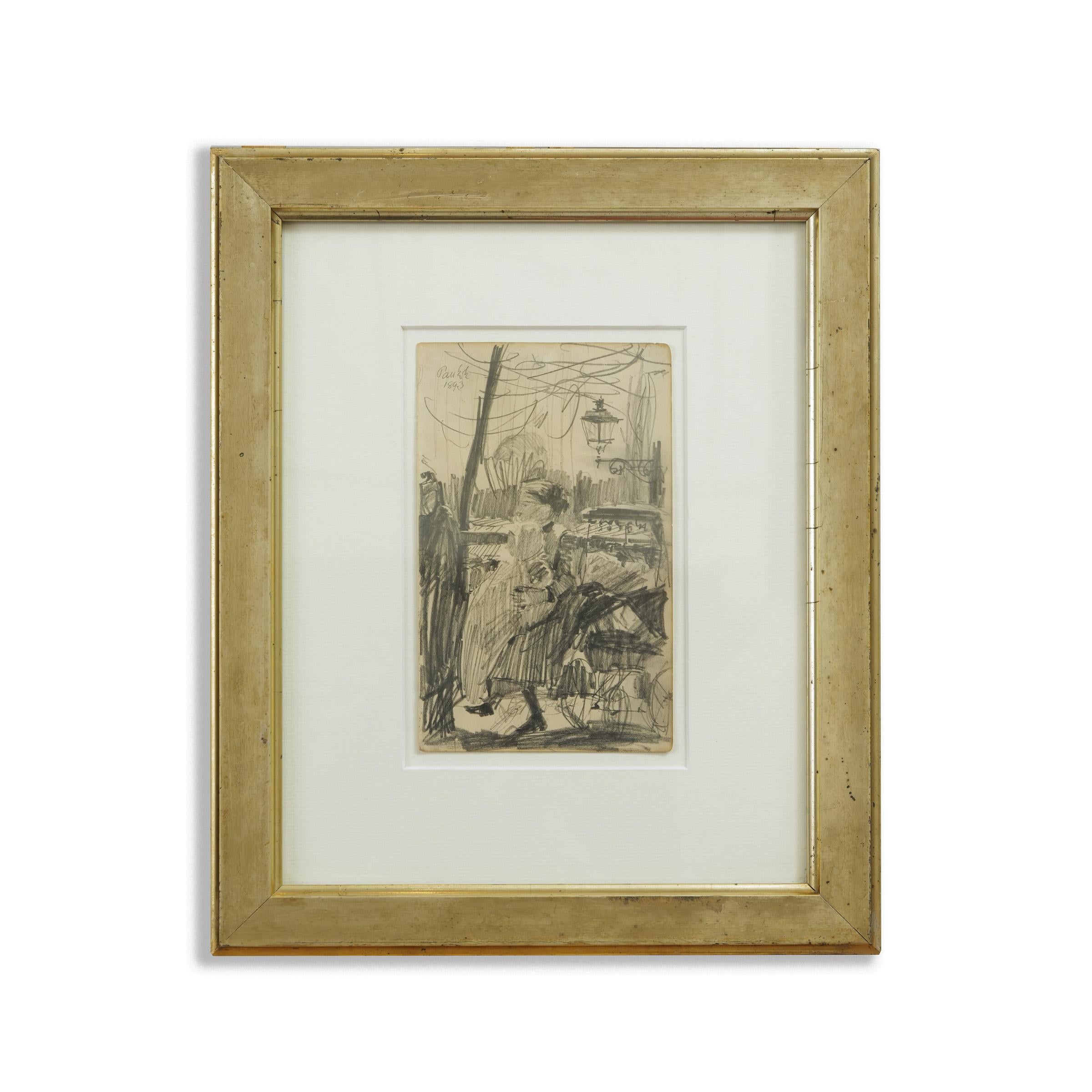 Bernhard Pankok (1872-1943) Disegno 