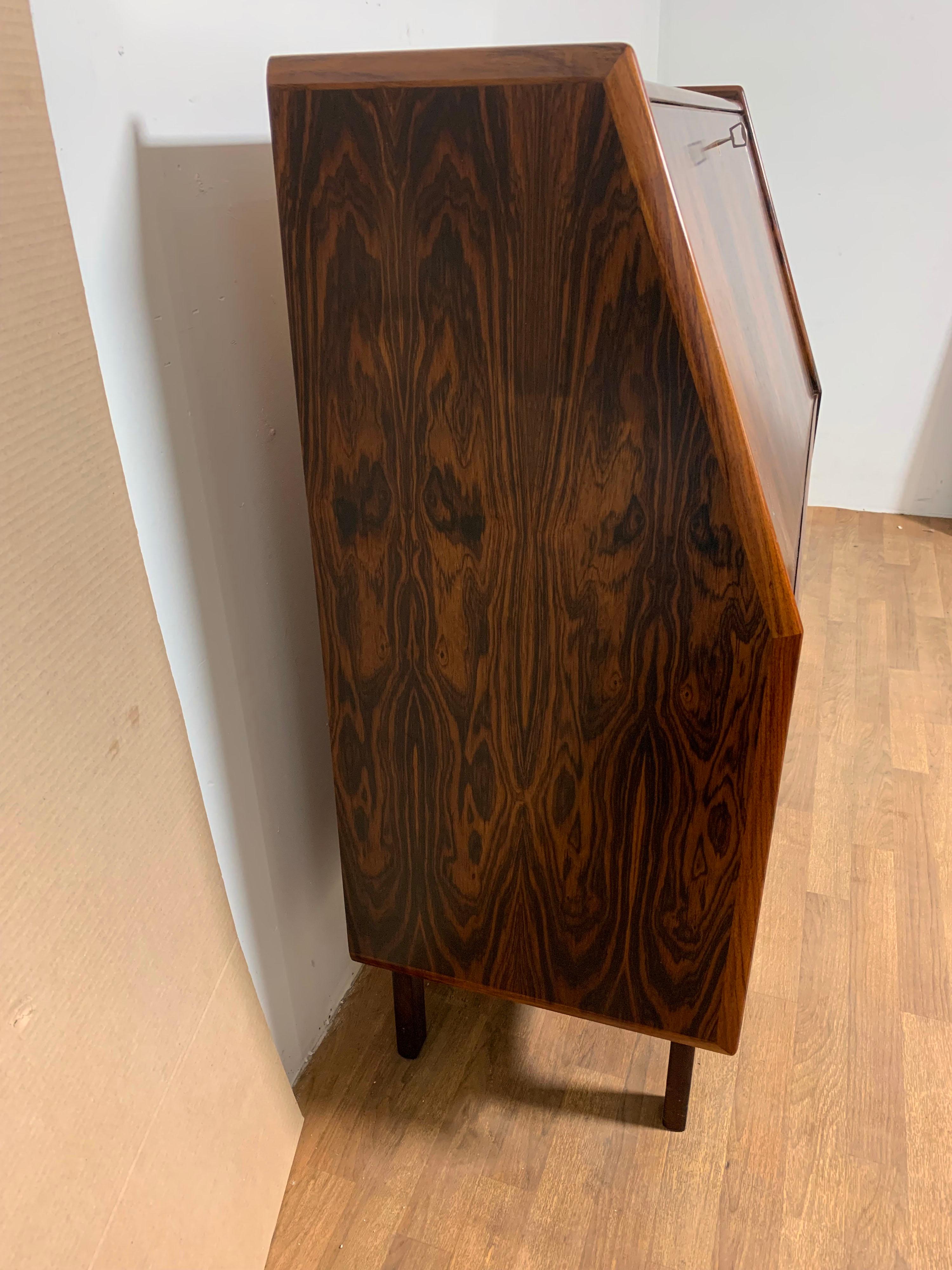 Bernhard Pedersen Danish Rosewood Secretary Desk Ca. 1960s 5