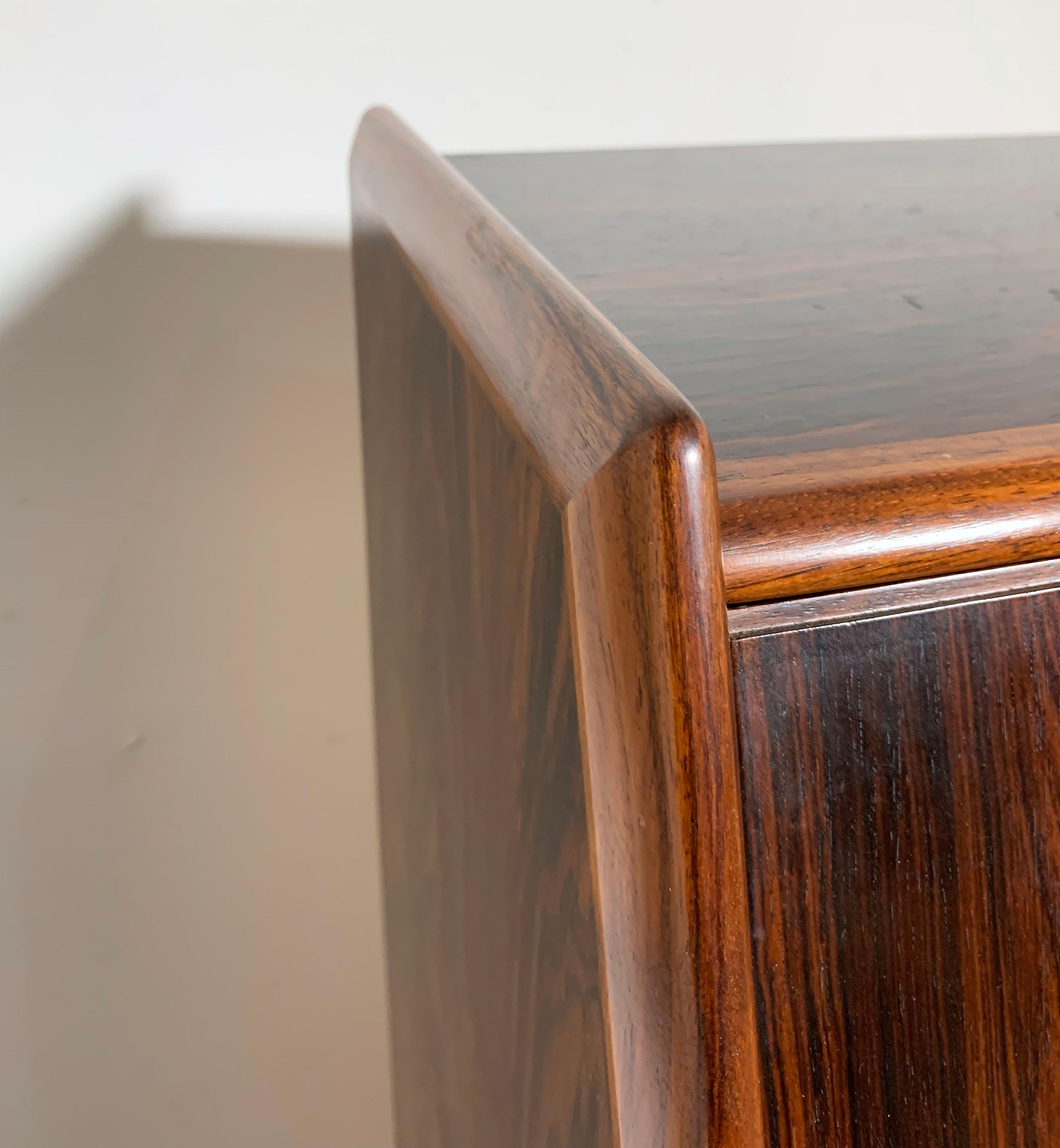 Bernhard Pedersen Danish Rosewood Secretary Desk Ca. 1960s 8