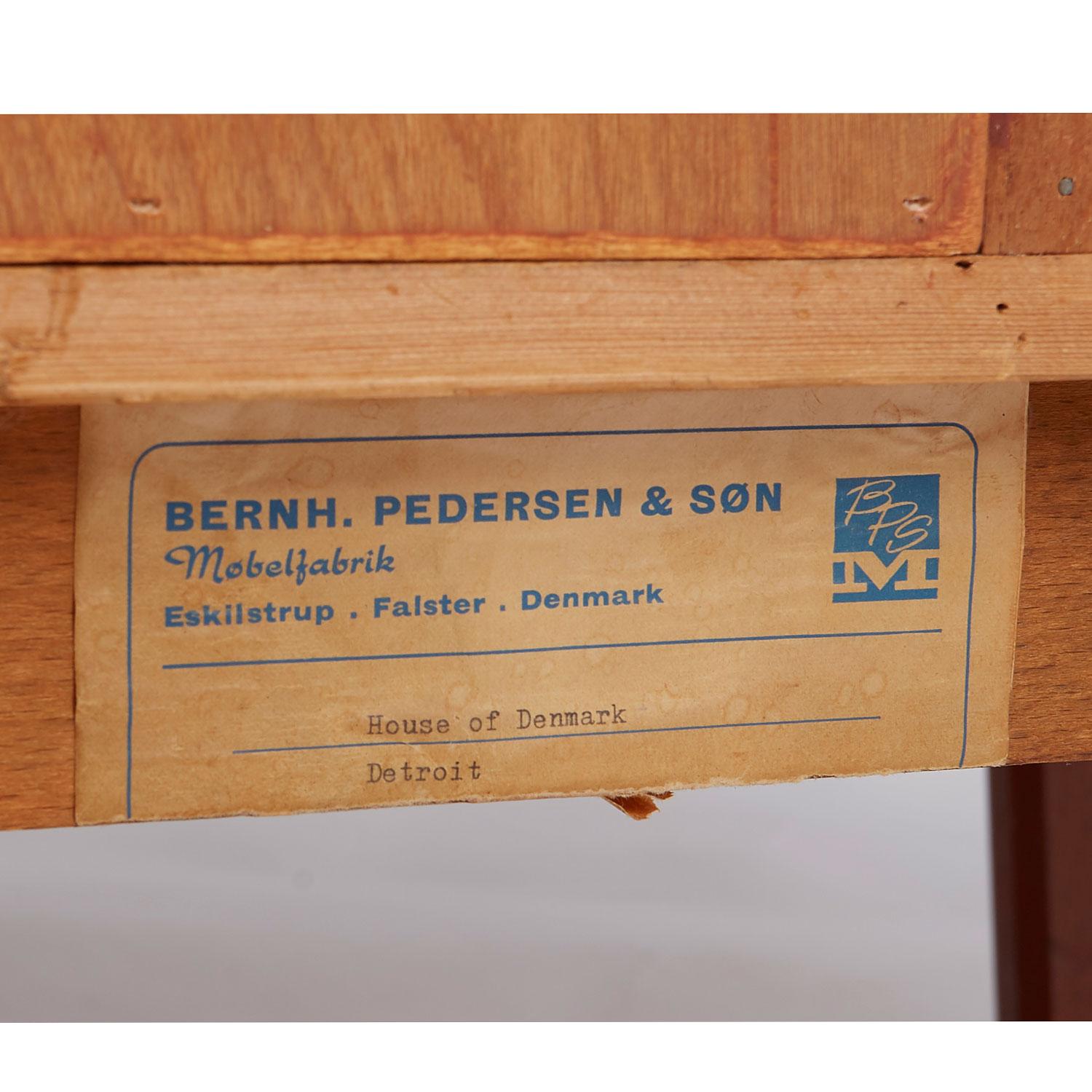 Bernhard Pedersen Danish Teak Credenza Model 142 1