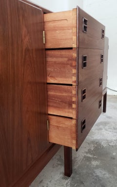 Bernhard Pedersen Midcentury Rosewood Credenza Sideboard